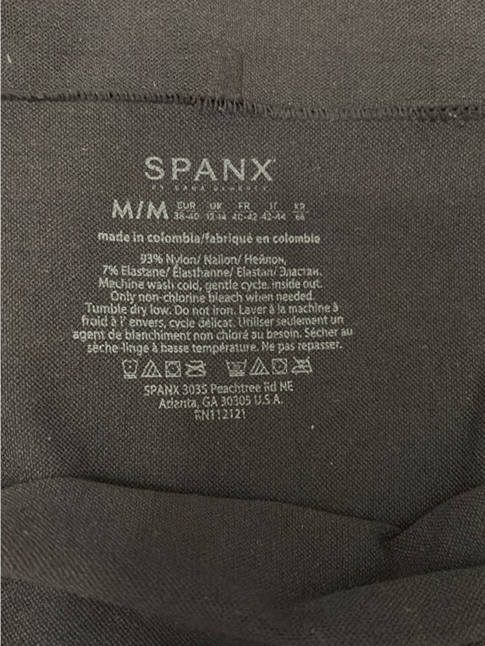 SPANX Black Performance Leggings